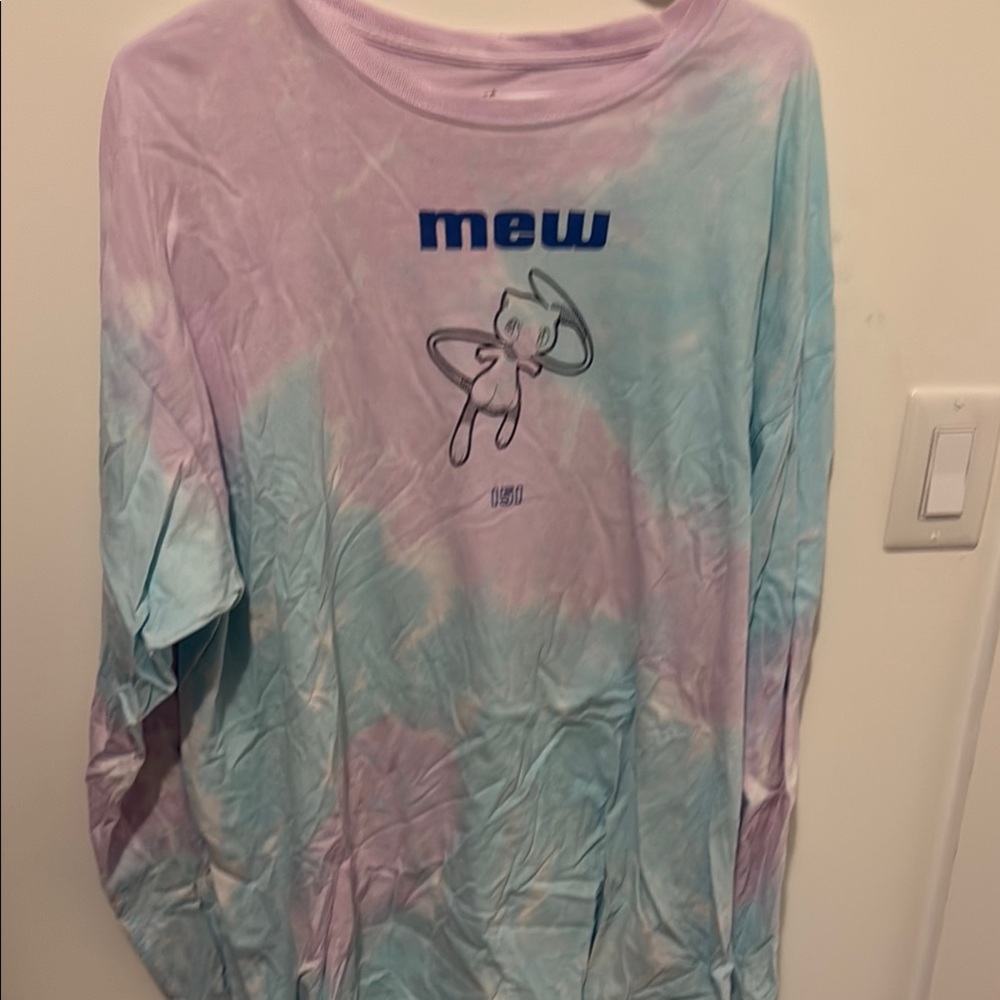Pokemon Pink and Blue Long Sleeve Tee